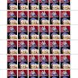 "POSTER STAMPS". 2022 - 2024. "STOP WAR". SHEET - 36 PCs.