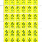 "POSTER STAMPS". 2022 - 2024. "STOP WAR". SHEET - 36 PCs.