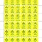 "POSTER STAMPS". 2022 - 2024. "STOP WAR". SHEET - 36 PCs.