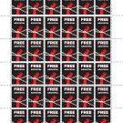 "POSTER STAMPS". 2022 - 2024. "STOP WAR". SHEET - 36 PCs.