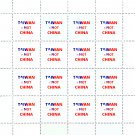 "ANTI-CHINESE PROPAGANDA". FREE TAIWAN. 2022-2024. SHEET - 16 PCs.