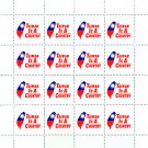 "ANTI-CHINESE PROPAGANDA". FREE TAIWAN. 2022-2024. SHEET - 16 PCs.