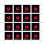 "ANTI-CHINESE PROPAGANDA". FREE TAIWAN. 2022-2024. SHEET - 16 PCs.