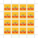 "ANTI-CHINESE PROPAGANDA". FREE TIBET. 2022-2024. SHEET - 16 PCs.