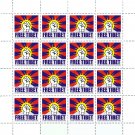 "ANTI-CHINESE PROPAGANDA". FREE TIBET. 2022-2024. SHEET - 16 PCs.