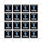 "ANTI-CHINESE PROPAGANDA". FREE UYGHURS. 2022-2024. SHEET - 16 PCs.