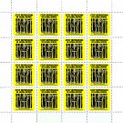 "ANTI-CHINESE PROPAGANDA". FREE HONG KONG. 2022-2024. SHEET - 16 PCs.