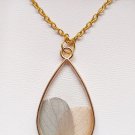 pendants for women's necklaces made of natural flowers.3cm in length