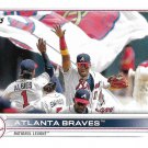 Atlanta Braves 2022 Topps #164 Baseball Team Card Atlanta Braves 2022 Topps #164 Baseball Team Card