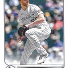Jon Gray 2022 Topps #161 Colorado Rockies Baseball Card Jon Gray 2022 Topps #161 Colorado Rockies Baseball Card