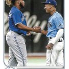 Vladimir Guerrero Jr., Wander Franco 2022 Topps #329 Toronto Blue Jays, Tampa Bay Rays Baseball Card