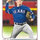 Spencer Howard 2022 Topps #162 Texas Rangers Baseball Card