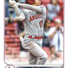 Shohei Ohtani 2022 Topps #1 Los Angeles Angels Baseball Card Shohei Ohtani 2022 Topps #1 Los Angeles Angels Baseball Card