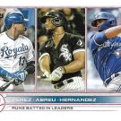 Salvador Perez, Jose Abreu, Teoscar Hernandez 2022 Topps #202 Baseball Card Salvador Perez, Jose Abreu, Teoscar Hernandez 2022 Topps #202 Baseball Card