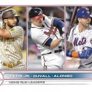 Fernando Tatis Jr., Adam Duvall, Pete Alonso 2022 Topps #146 Baseball Card Fernando Tatis Jr., Adam Duvall, Pete Alonso 2022 Topps #146 Baseball Card