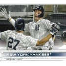New York Yankees 2022 Topps #121 Baseball Team Card New York Yankees 2022 Topps #121 Baseball Team Card