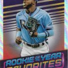 Vidal Brujan 2022 Bowman Rookie of the Year Favorites #ROYF-4 Tampa Bay Rays Baseball Card