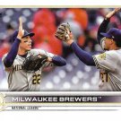 Milwaukee Brewers 2022 Topps #597 Baseball Team Card Milwaukee Brewers 2022 Topps #597 Baseball Team Card