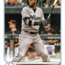 Lewin Diaz 2022 Topps #613 Miami Marlins Baseball Card Lewin Diaz 2022 Topps #613 Miami Marlins Baseball Card