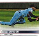 Nick Gordon 2022 Topps #598 Minnesota Twins Baseball Card Nick Gordon 2022 Topps #598 Minnesota Twins Baseball Card