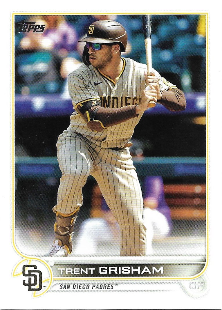 Trent Grisham 2022 Topps #440 San Diego Padres Baseball Card