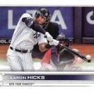 Aaron Hicks 2022 Topps #497 New York Yankees Baseball Card Aaron Hicks 2022 Topps #497 New York Yankees Baseball Card