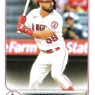 Jack Mayfield 2022 Topps #614 Los Angeles Angels Baseball Card Jack Mayfield 2022 Topps #614 Los Angeles Angels Baseball Card