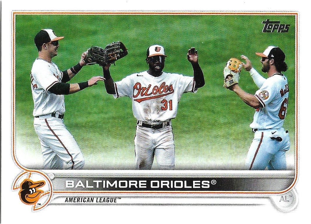 Baltimore Orioles 2022 Topps #465 Baseball Team Card