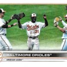 Baltimore Orioles 2022 Topps #465 Baseball Team Card Baltimore Orioles 2022 Topps #465 Baseball Team Card
