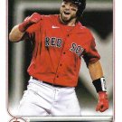 Kevin Plawecki 2022 Topps #393 Boston Red Sox Baseball Card