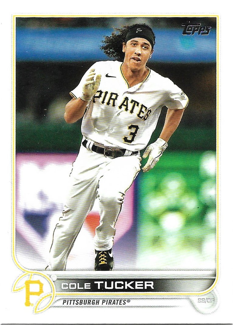 Cole Tucker 2022 Topps 603 Pittsburgh Pirates Baseball Card