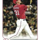 Andrew Young 2022 Topps #404 Washington Nationals Baseball Card