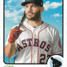 Jose Altuve 2022 Topps Heritage #43 Houston Astros Baseball Card Jose Altuve 2022 Topps Heritage #43 Houston Astros Baseball Card