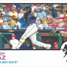 Yandy Diaz 2022 Topps Heritage #363 Tampa Bay Rays Baseball Card