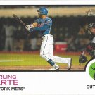 Starling Marte 2022 Topps Heritage #106 New York Mets Baseball Card Starling Marte 2022 Topps Heritage #106 New York Mets Baseball Card