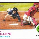 Brett Phillips 2022 Topps Heritage #28 Tampa Bay Rays Baseball Card