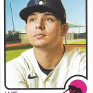 Luis Urias 2022 Topps Heritage #7 Milwaukee Brewers Baseball Card