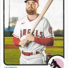 Jared Walsh 2022 Topps Heritage #10 Los Angeles Angels Baseball Card Jared Walsh 2022 Topps Heritage #10 Los Angeles Angels Baseball Card