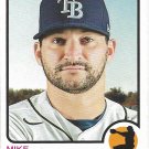 Mike Zunino 2022 Topps Heritage #31 Tampa Bay Rays Baseball Card Mike Zunino 2022 Topps Heritage #31 Tampa Bay Rays Baseball Card
