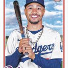 Mookie Betts 2022 Topps Archives #166 Los Angeles Dodgers Baseball Card Mookie Betts 2022 Topps Archives #166 Los Angeles Dodgers Baseball Card