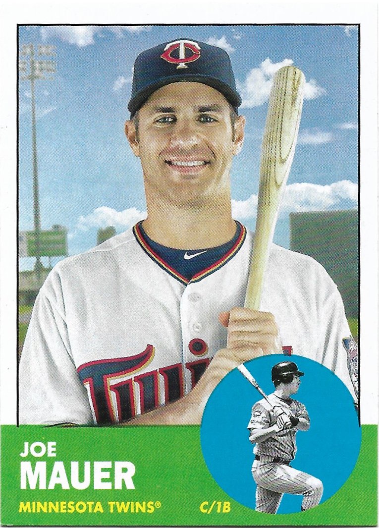 Joe Mauer 2022 Topps Archives #23 Minnesota Twins Baseball Card