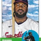 Franmil Reyes 2022 Topps Archives #8 Cleveland Guardians Baseball Card Franmil Reyes 2022 Topps Archives #8 Cleveland Guardians Baseball Card