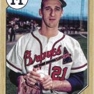 Warren Spahn 2022 Topps Archives #272 Milwaukee Braves Baseball Card Warren Spahn 2022 Topps Archives #272 Milwaukee Braves Baseball Card