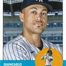 Giancarlo Stanton 2022 Topps Archives #44 New York Yankees Baseball Card Giancarlo Stanton 2022 Topps Archives #44 New York Yankees Baseball Card