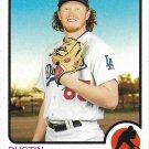 Dustin May 2022 Topps Heritage #35 Los Angeles Dodgers Baseball Card Dustin May 2022 Topps Heritage #35 Los Angeles Dodgers Baseball Card