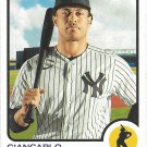Giancarlo Stanton 2022 Topps Heritage #225 New York Yankees Baseball Card Giancarlo Stanton 2022 Topps Heritage #225 New York Yankees Baseball Card