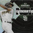 CJ Abrams 2022 Topps Chrome Update Generation Now Rookie #GNC-9 San Diego Padres Baseball Card CJ Abrams 2022 Topps Chrome Update Generation Now Rookie #GNC-9 San Diego Padres Baseball Card