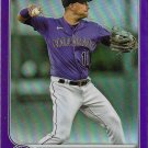 Jose Iglesias 2022 Topps Chrome Update Purple Refractor #USC80 Colorado Rockies Baseball Card Jose Iglesias 2022 Topps Chrome Update Purple Refractor #USC80 Colorado Rockies Baseball Card