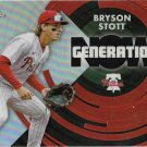 Bryson Stott 2022 Topps Chrome Update Generation Now Rookie #GNC-19 Phillies Baseball Card Bryson Stott 2022 Topps Chrome Update Generation Now Rookie #GNC-19 Phillies Baseball Card