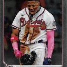 Ronald Acuna Jr. 2022 Topps Chrome #165 Atlanta Braves Baseball Card Ronald Acuna Jr. 2022 Topps Chrome #165 Atlanta Braves Baseball Card